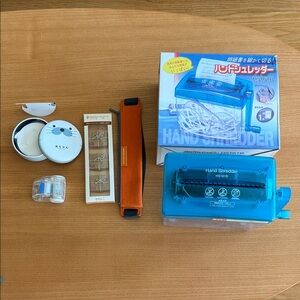 Set of Japanese desk accessories